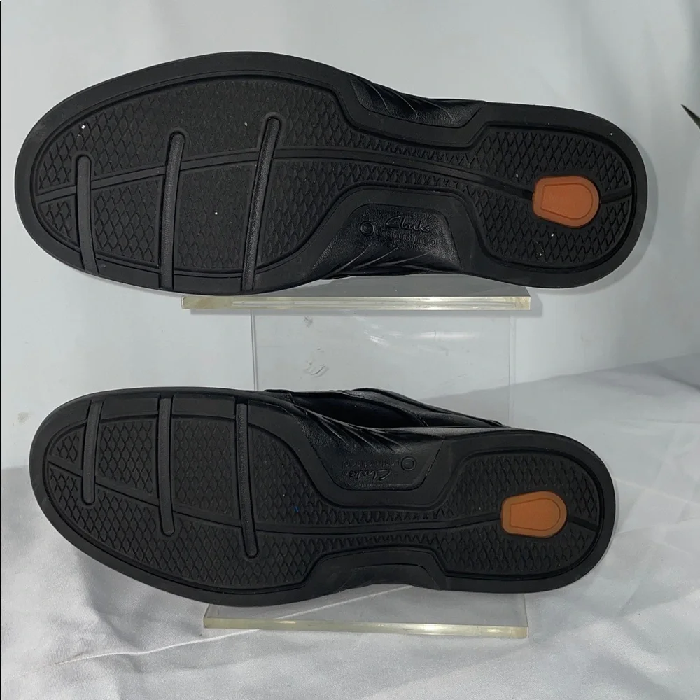 CLARKS UN BRILEY PACE LEATHER SHOES FTL-12-044